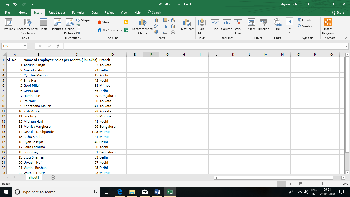 Microsoft Excel Pivot Tables Multiple Worksheet