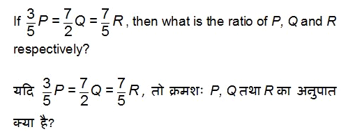 Ratio and Proportion Question