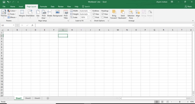 Page Setup- Changing the View of your Excel Sheet – Padhle