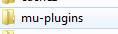 Mu-plugin folder in wordpress